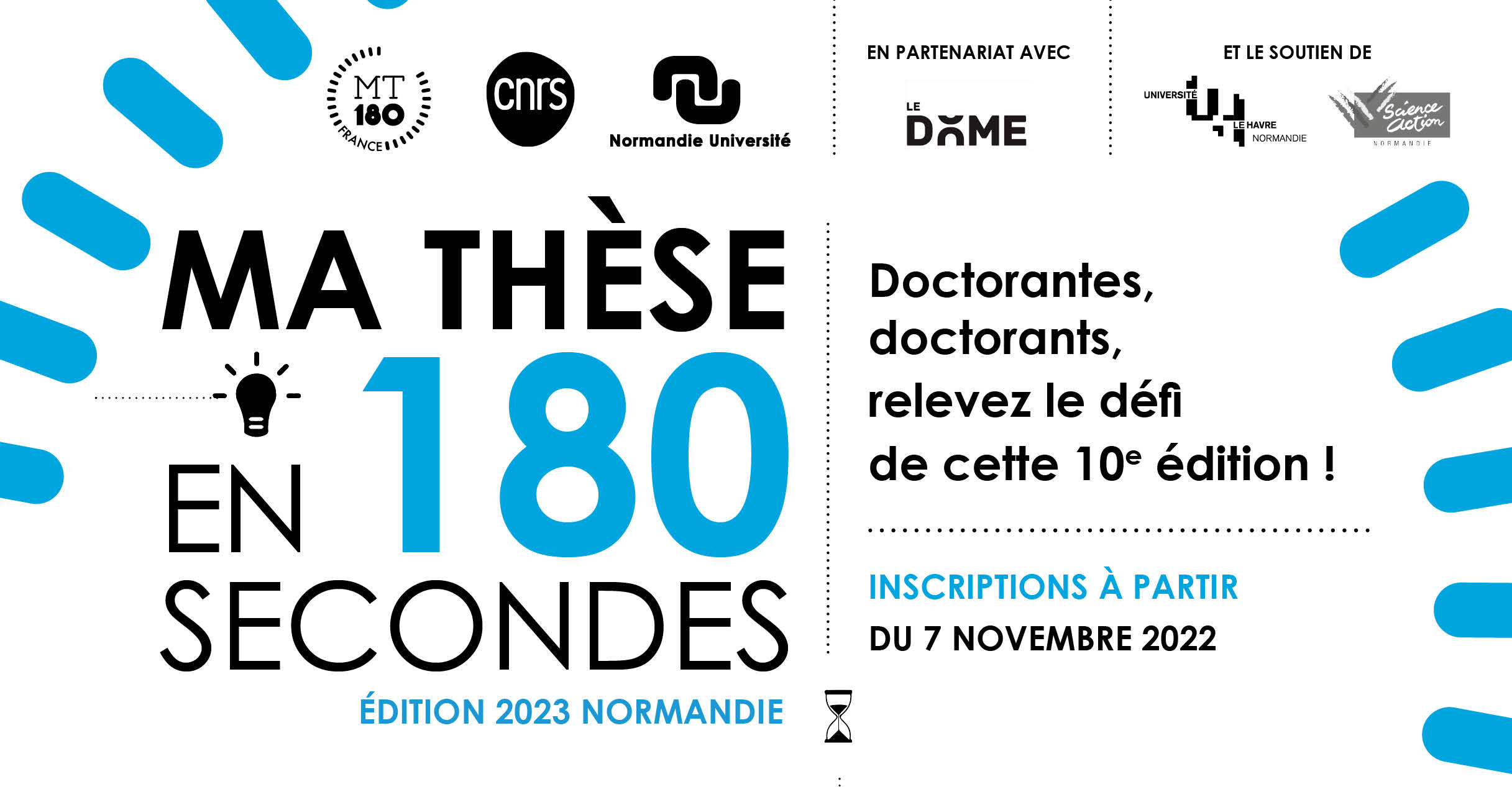 Inscription au concours Ma thèse en 180 secondes