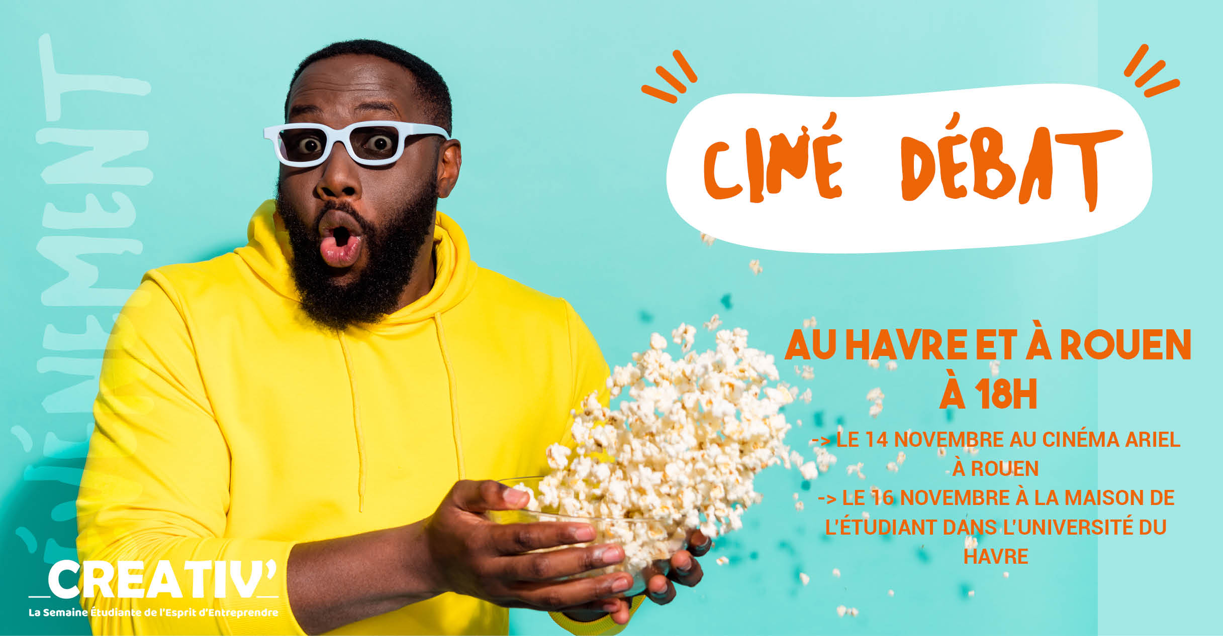 Ciné débat au Havre et à Rouen