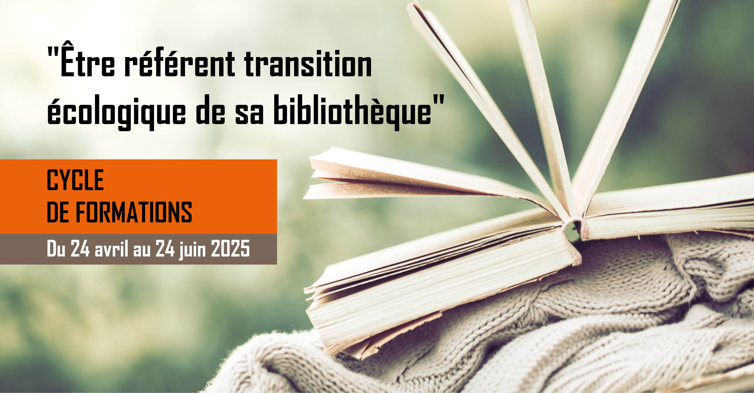 Être référent Transition écologique de sa bibliothèque