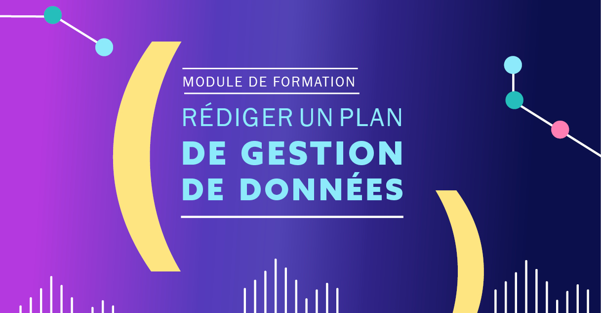 Atelier Plan de gestion de données